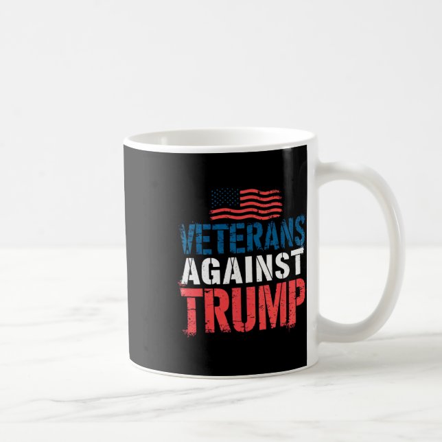 Veterans Against Trump Constitution Over Kings  Coffee Mug (Right)