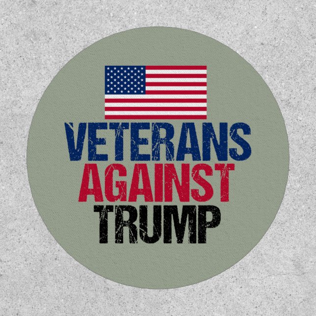 Veterans Against Trump Patch (Front)