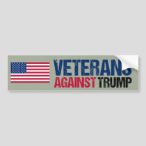 Veterans Against Trump Political Bumper Sticker