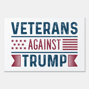 Veterans Against Trump Sign