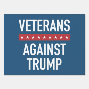Veterans Against Trump Sign