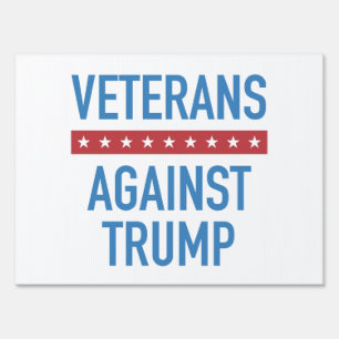 Veterans Against Trump Sign