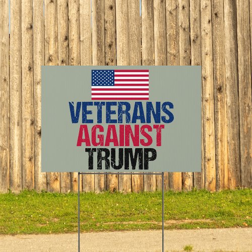 Veterans Against Trump Sign