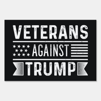 Veterans Against Trump Sign