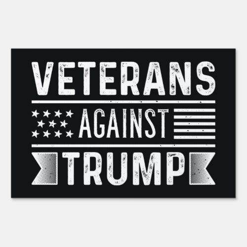 Veterans Against Trump Sign