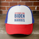 Veterans Biden Harris 2024 Presidential Election Trucker Hat<br><div class="desc">Show your support to the Biden-Harris 2024 ticket</div>