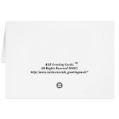 Veterans Card! Cards (Back Horizontal)