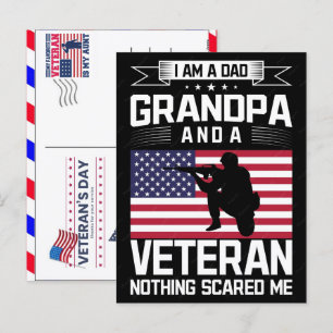 Veterans Day 2026 Honoring All Who Served Holiday Postcard