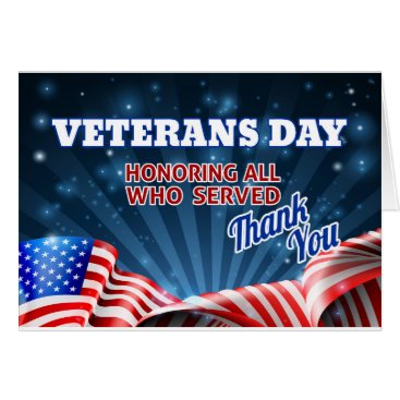 Veterans Day American Flag Background Card Veterans Day American Flag Background Card
