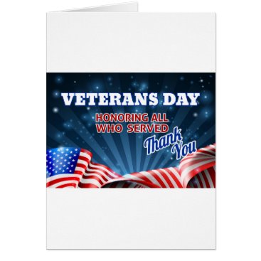 Veterans Day American Flag Background Card Veterans Day American Flag Background Card