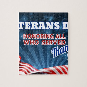 Veterans Day American Flag Background Jigsaw Puzzle Veterans Day American Flag Background Jigsaw Puzzle