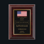 Veterans Day Appreciation Plaque<br><div class="desc">Veterans Day Appreciation Plaque to be offered with the occasion of Veterans Day. It is designed for you by zigzagcolours on www.zazzle.com. Best buy</div>