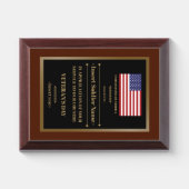 Veterans Day Award Plaque | Zazzle