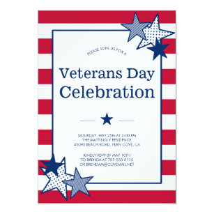 Veterans Day Invitation Ideas 4