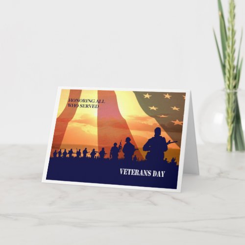 Veterans Day Custom Greeting Cards