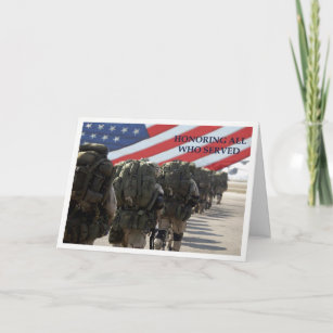 Veterans Day Custom Greeting Cards