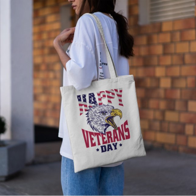 Veterans Day Eagle Bird Tote Bag (Creator Uploaded)