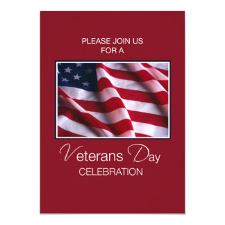 Veterans Day Invitations Printable 9