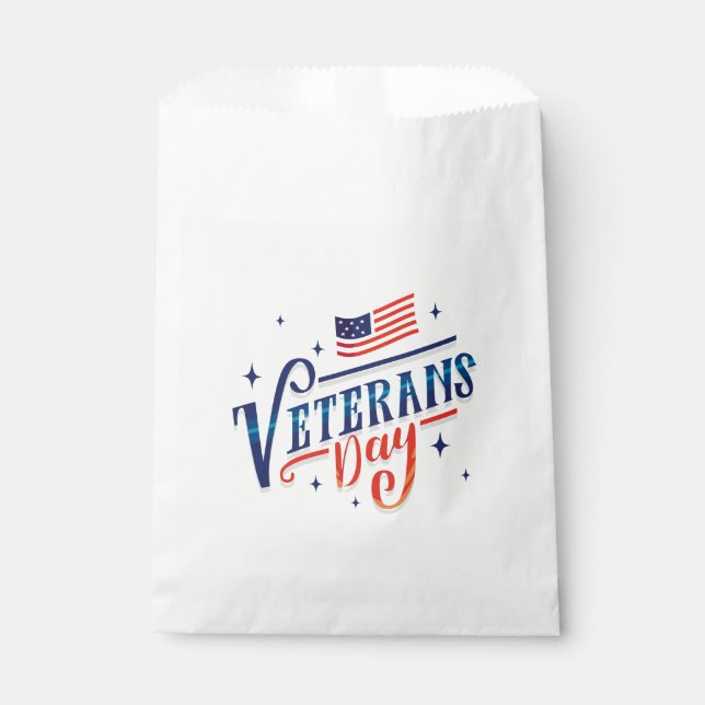 Veterans Day  Favor Bag (Front)