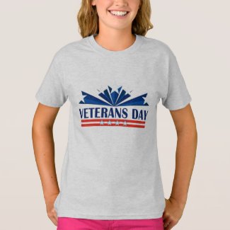 Veterans Day Girl  T-Shirt