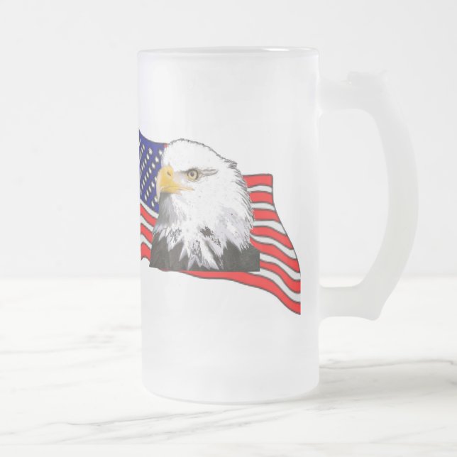 Veterans Day Glass Mug (Right)