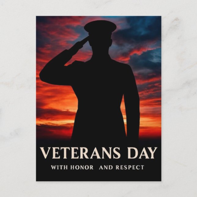 Veterans Day, Halloween, and Christmas 2025 Holida Holiday Postcard (Front)