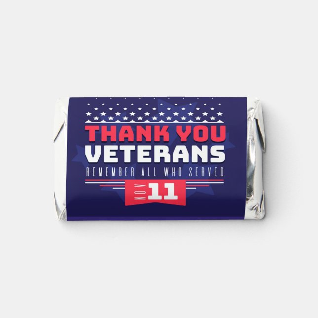 Veterans Day  Hershey's Miniatures (Front)