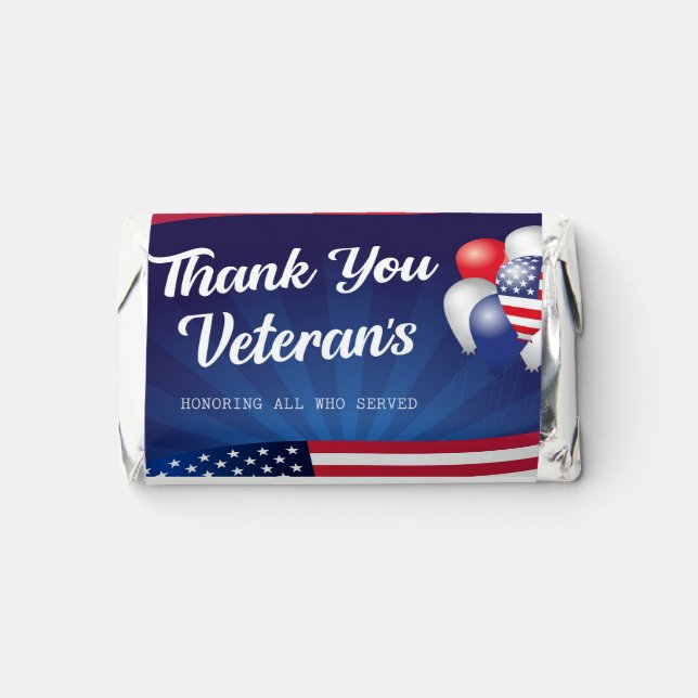 Veterans Day  Hershey's Miniatures (Front)