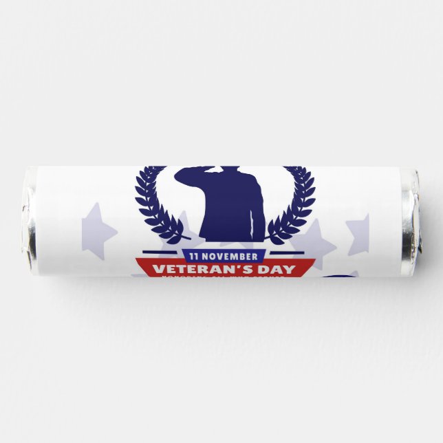 Veterans Day - Honoring all who served  Breath Savers® Mints (Front)