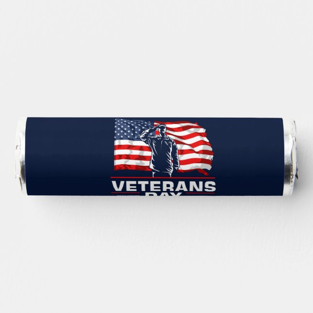 Veterans Day - Honoring all who served  Breath Savers® Mints (Front)