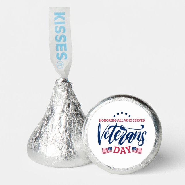 Veterans Day - Honoring all who served  Hershey®'s Kisses® (Front)