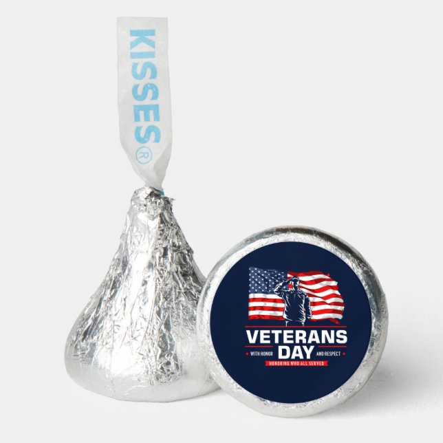 Veterans Day - Honoring all who served  Hershey®'s Kisses® (Front)
