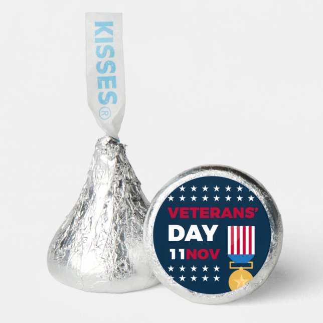 Veterans Day - Honoring all who served  Hershey®'s Kisses® (Front)