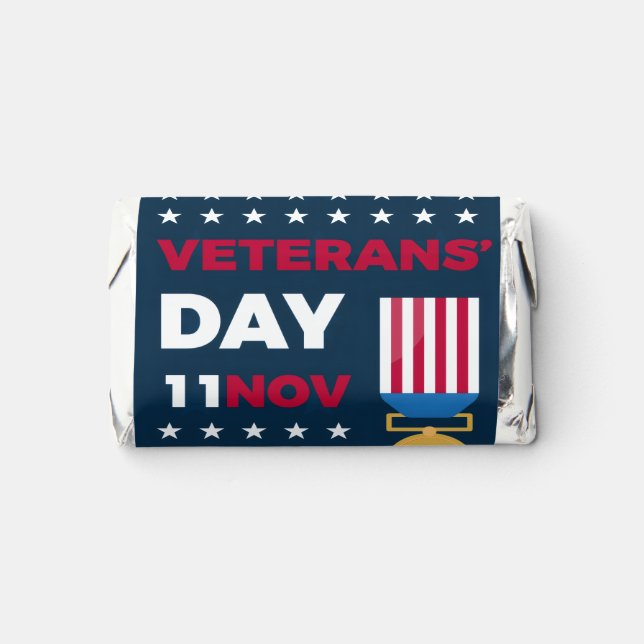 Veterans Day - Honoring all who served  Hershey's Miniatures (Front)