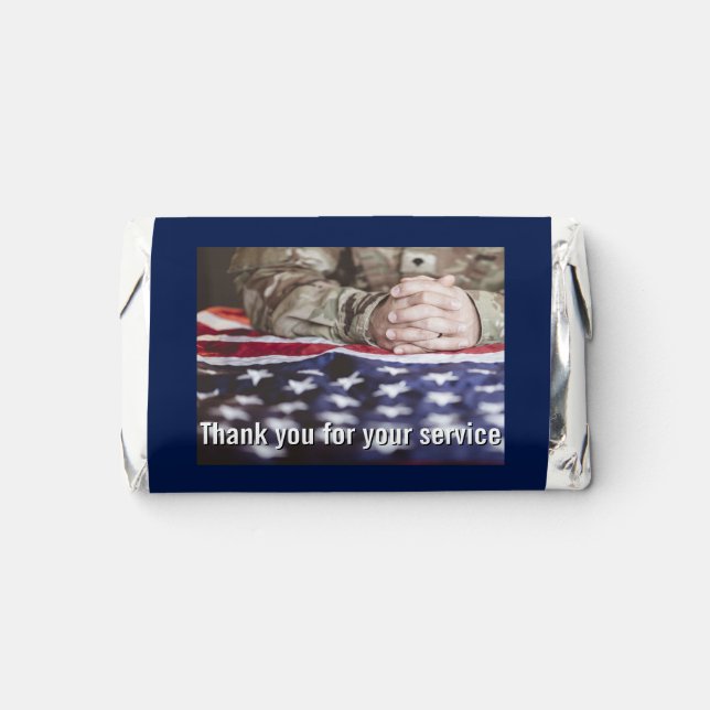 Veterans Day - Honoring all who served  Hershey's Miniatures (Front)