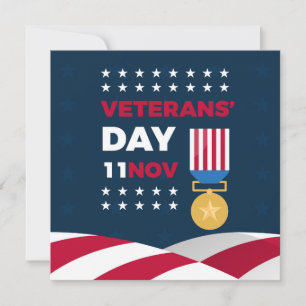 Veterans Day - Honoring all who served Holiday Card