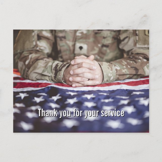 Veterans Day - Honoring all who served  Holiday Postcard (Front)
