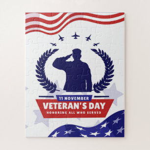 Veterans Day - Honoring all who served Jigsaw Puzzle