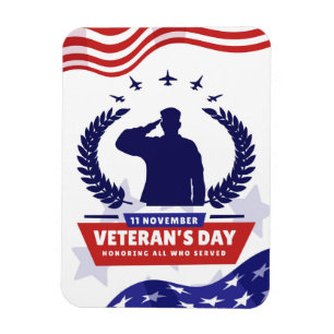 Veterans Day - Honoring all who served Magnet
