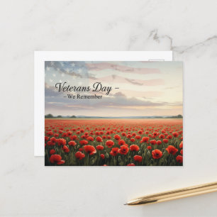 Veterans Day - Honoring all who served Postcard