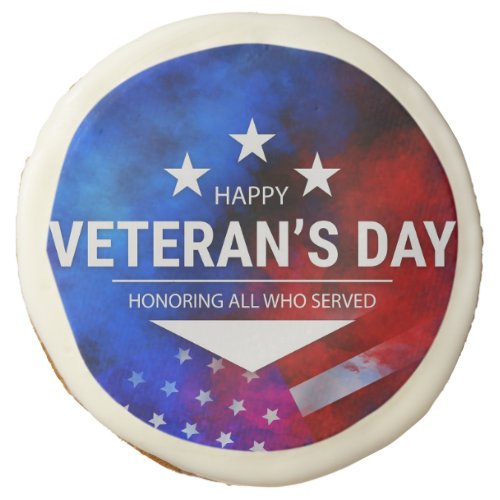 Veterans Day _ Honoring all who served  Sugar Cookie