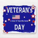 Veteran's Day - In Honor - Mousepad
