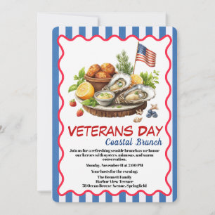 Veterans Day Invitation Coastal Brunch Celebrati