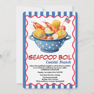 Veterans Day Invitation   Seafood Boil Celebration