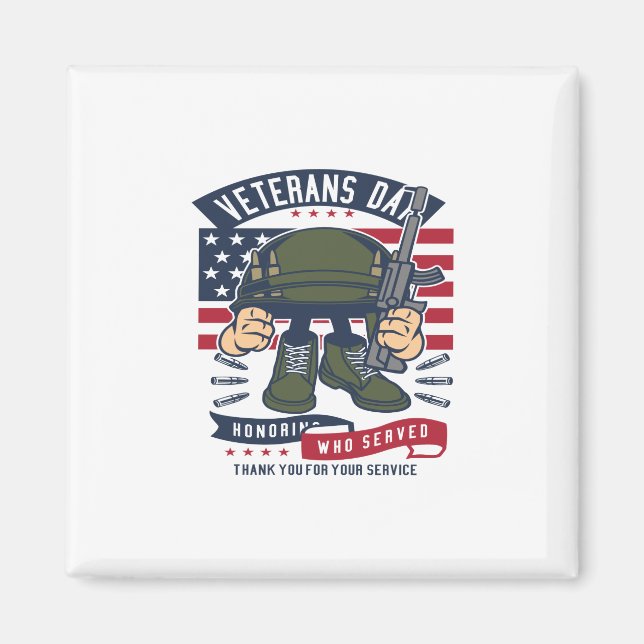 Veterans Day Magnet (Front)