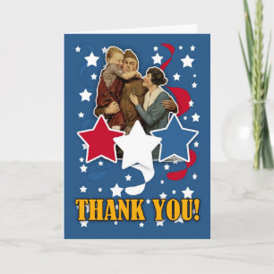 veteran's day - memorial day thank you card