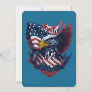 Veterans Day Memorial July 4 Holiday USA Art Card