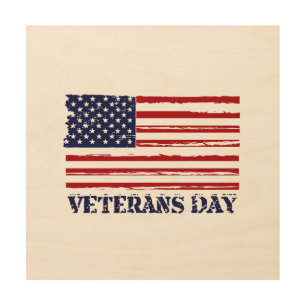 Veterans Day & Morse Code Wood Wall Art