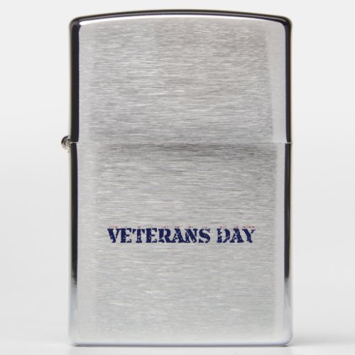 Veterans Day  Morse Code Zippo Lighter