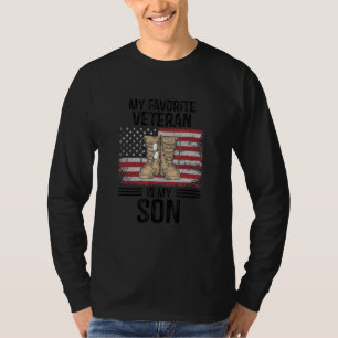 VETERANS DAY MY FAVORITE VETERAN IS MY SON   2 T-Shirt